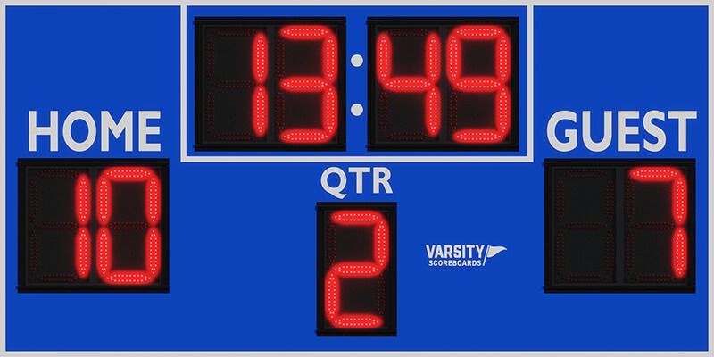 Football Scoreboards by Varsity Scoreboards