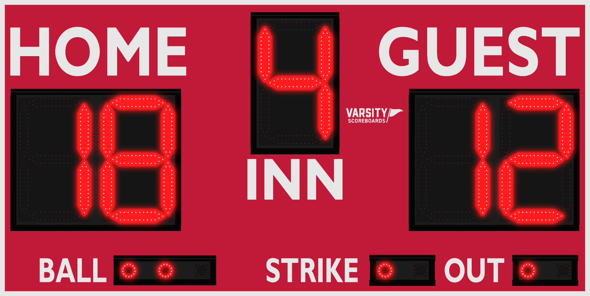 3314-20D Baseball/Softball Scoreboard - Image 2