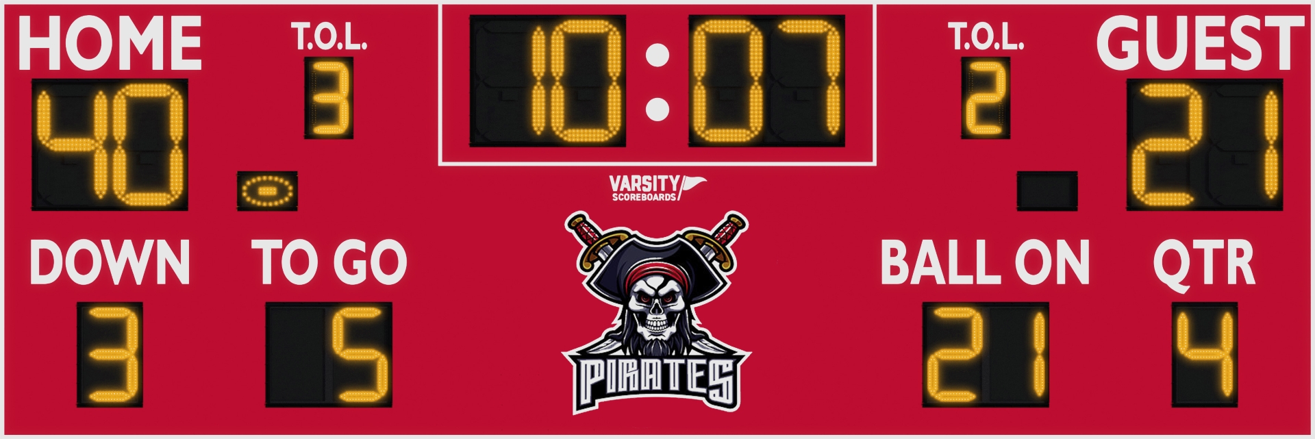 7424 Football Scoreboard - Image 3
