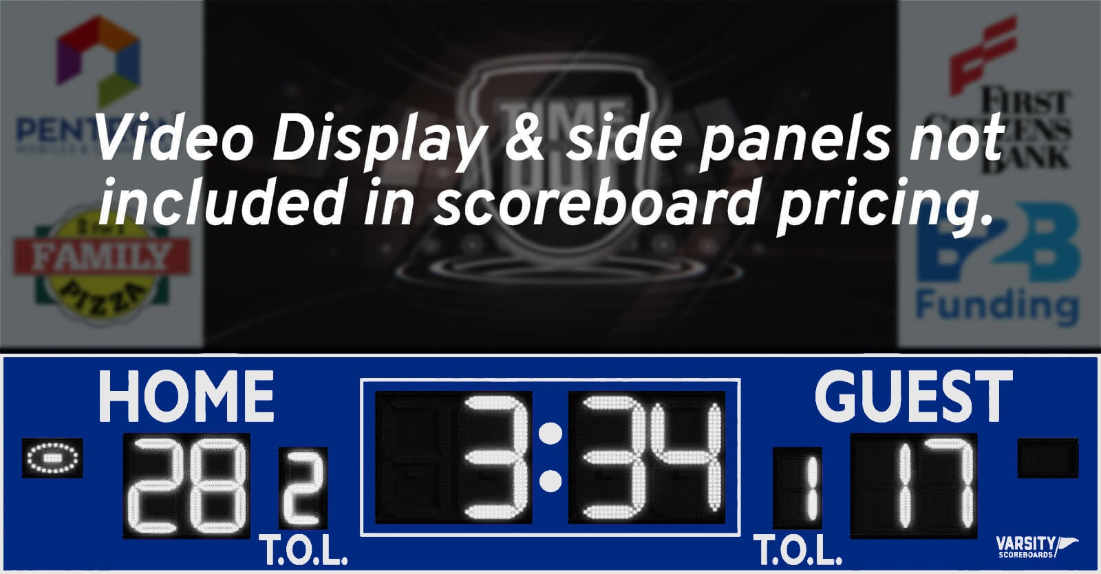 7460 Football Scoreboard - Image 3