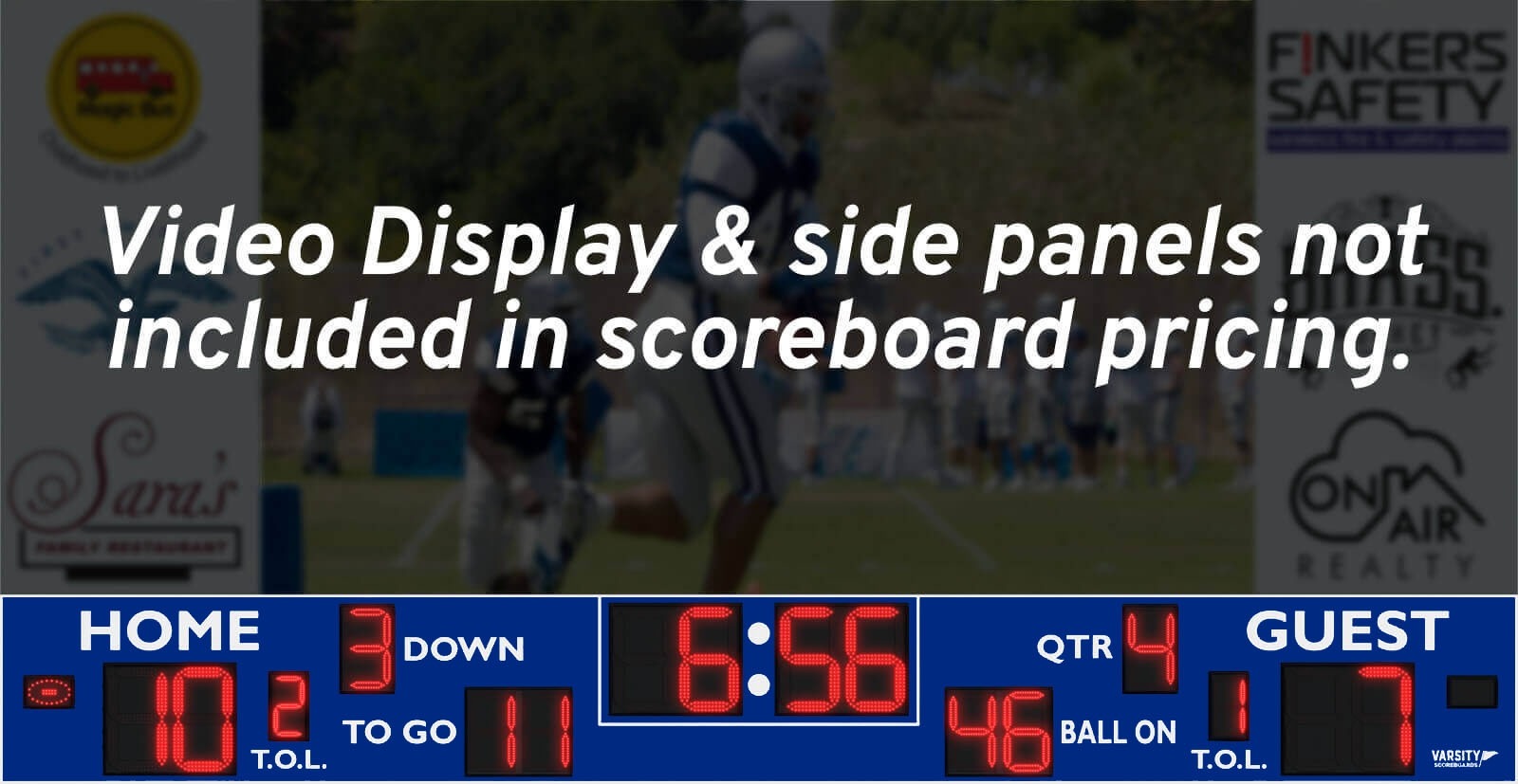 7467 Football Scoreboard