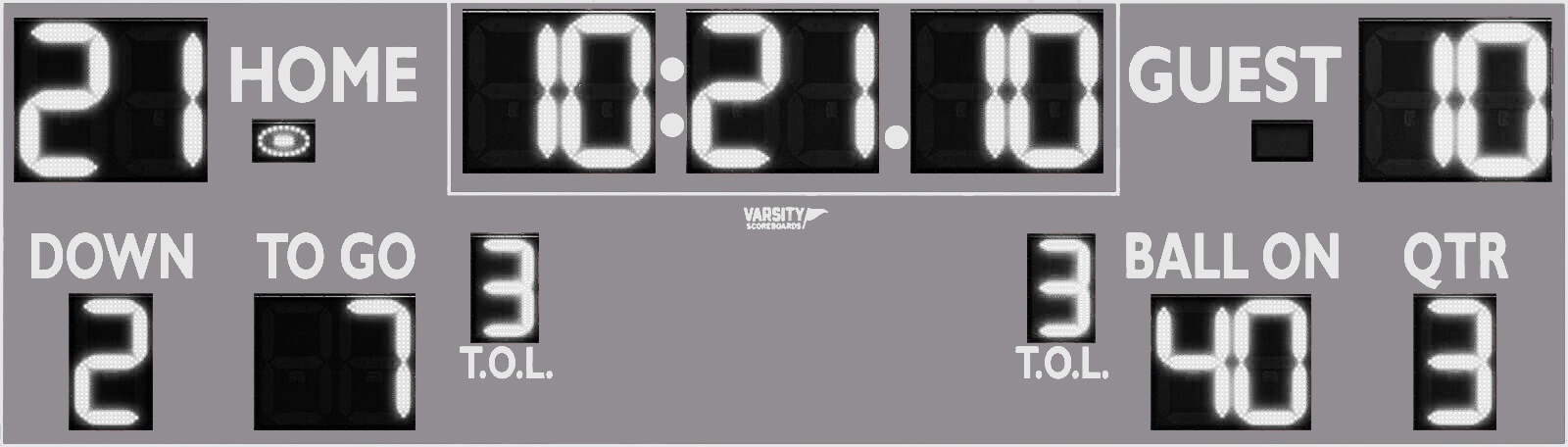 7528 Football Scoreboard - Image 3