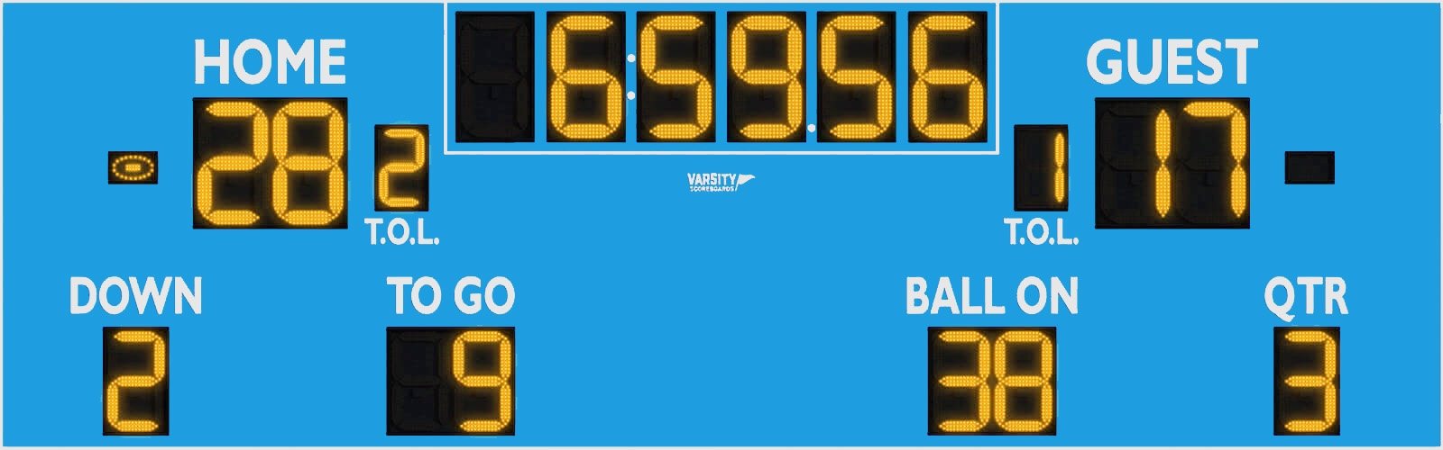 7532 Football Scoreboard - Image 3