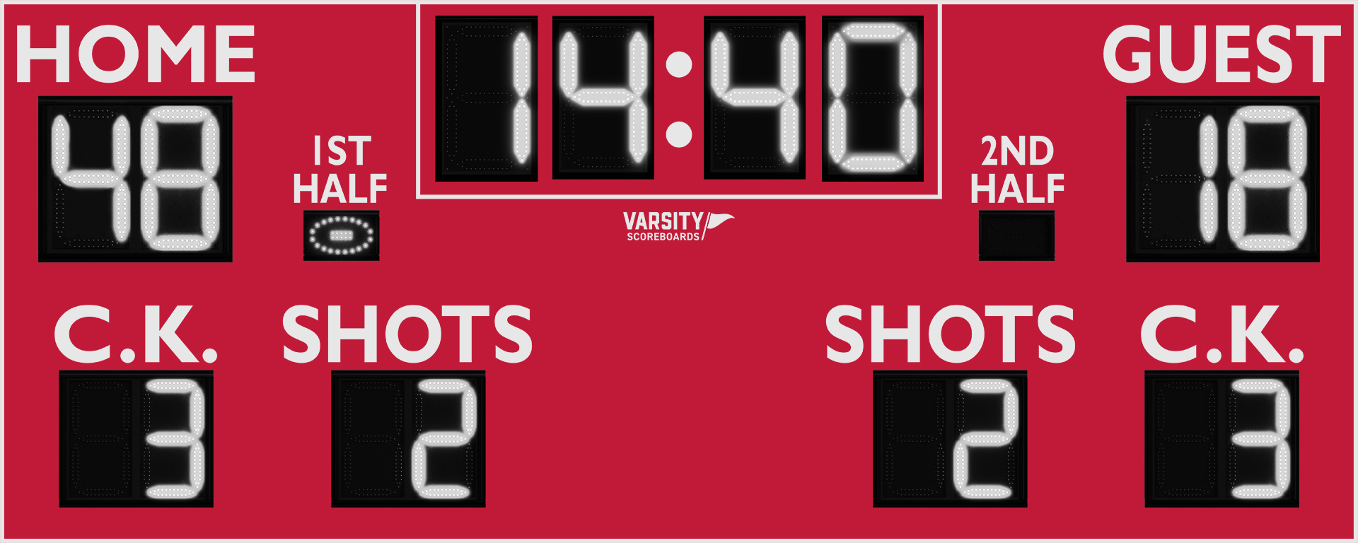 3423 Soccer Scoreboard