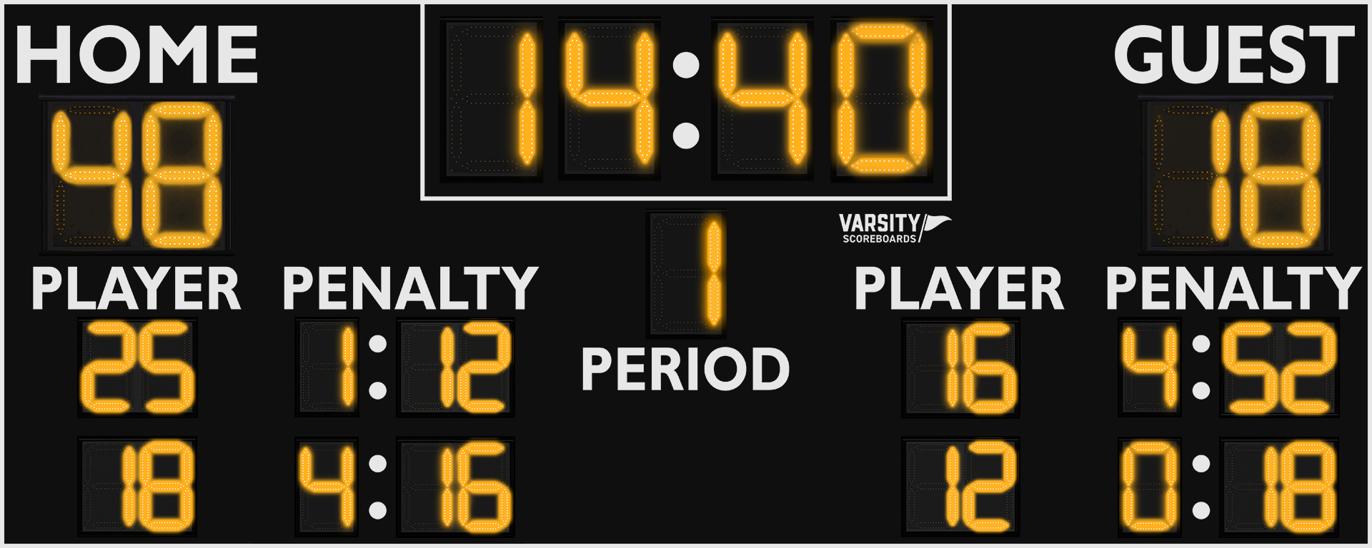 1362 Hockey/Lacrosse Scoreboard- Outdoor - Image 3