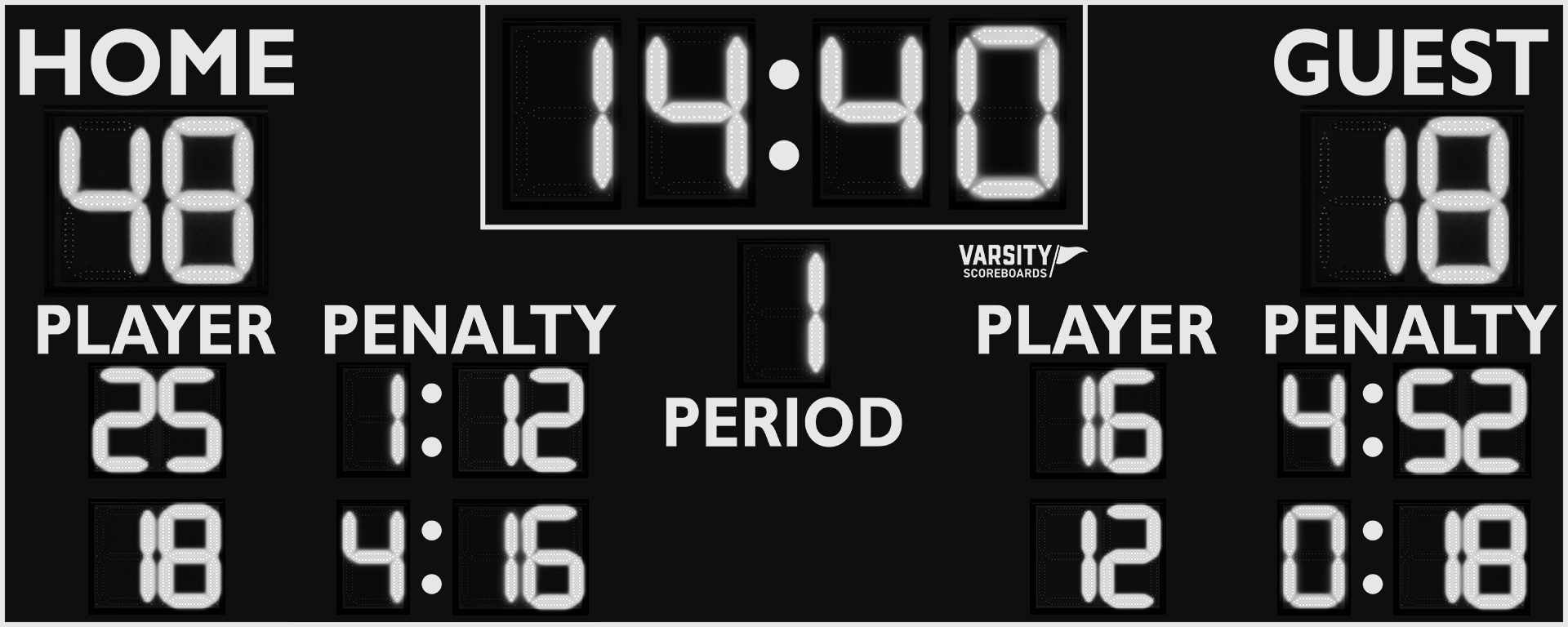 1362 Hockey/Lacrosse Scoreboard- Outdoor - Image 2